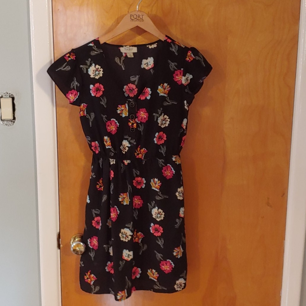 Floral skater dress